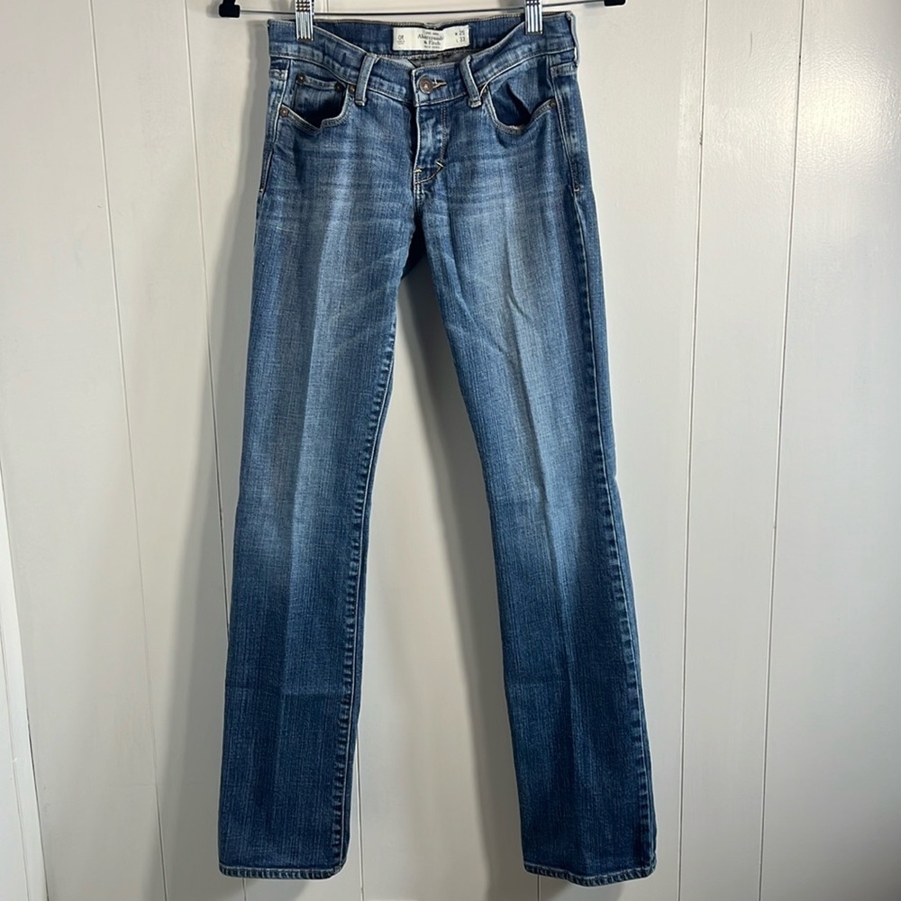 Abercrombie & Fitch Women's Boot Cut Jeans - Blue